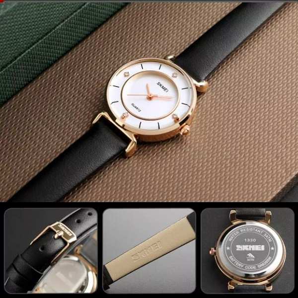 ساعت مچی عقربه ای زنانه اسکمی مدل 1330BR