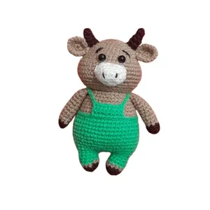 عروسک بافتنی مدل گاو کد z10
