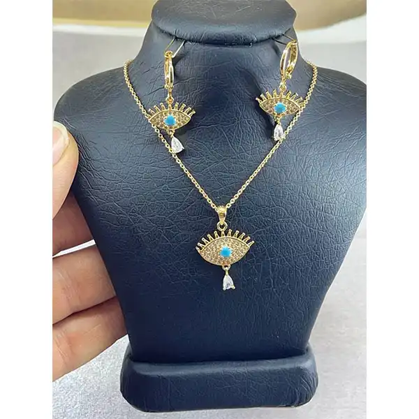 نیم ست زنانه وای اس ایکس مدل چشم نظر خاص کد 27683