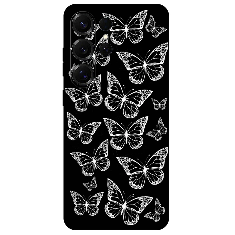 کاور مگافون طرح پروانه مدل 7244 مناسب برای گوشی موبایل سامسونگ Galaxy S25 Ultra