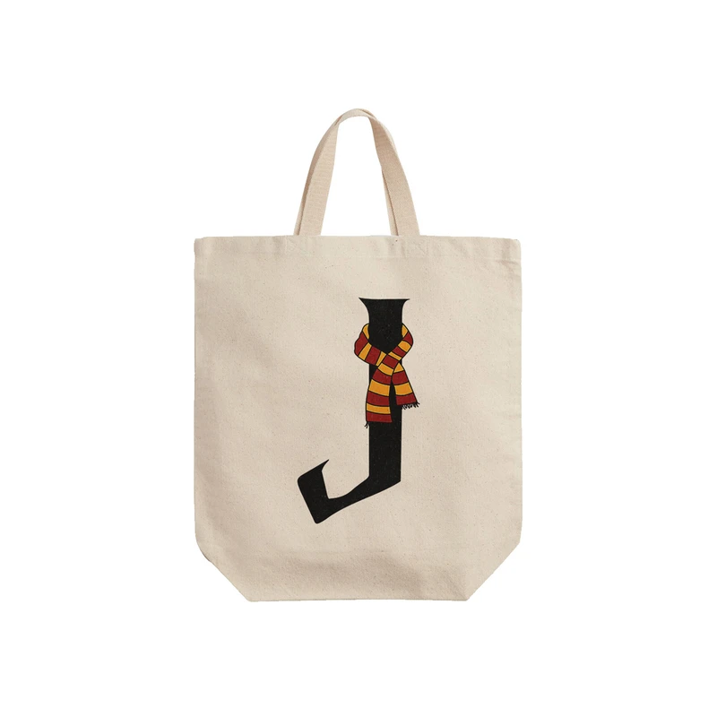 ساک خرید ترمه طراحان ایده مدل حرف J هری پاتر کد cfp3039 - S