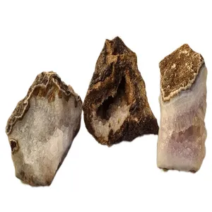 سنگ راف کوارتز و آمیتیست مدل t5 بسته سه عددی