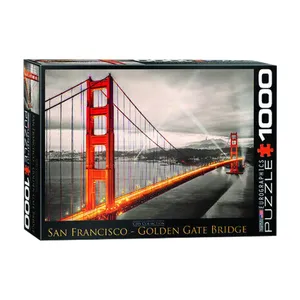 پازل 1000 تکه یوروگرافیکس پازلز مدل San Francisco Golden Gate Bridge كد 60000663