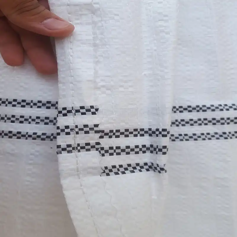 کیسه گونی مدل سه خط بسیار ضخیم 120×70 بسته 5 عددی