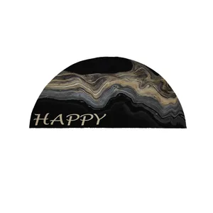  پادری مدل نیم دایره طرح Happy کد 9328 سایز 90×45 سانتی متر