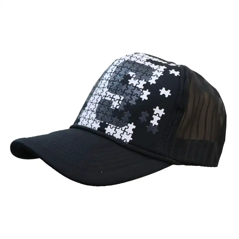 کلاه کپ طرح پازل مدل پشت توری  Y-S
