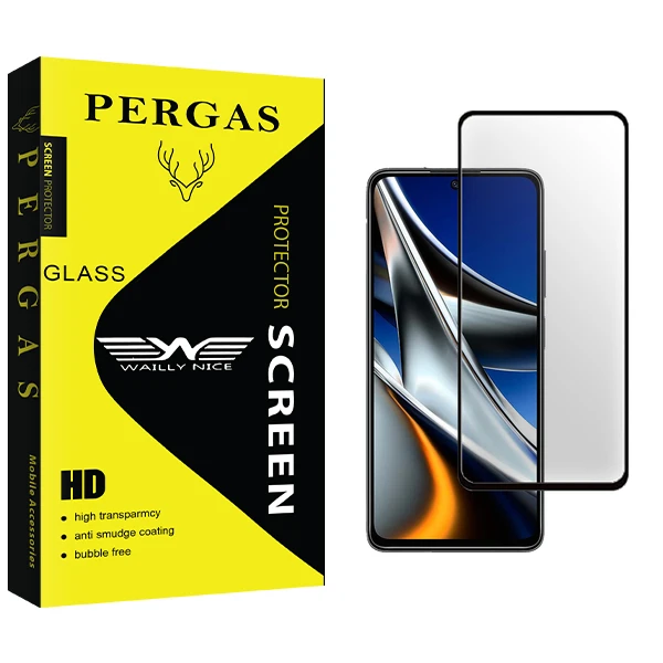 محافظ صفحه نمایش سرامیکی وایلی نایس مدل Pergas Glass مناسب برای گوشی موبایل شیائومی Poco X4 Pro 5G 2201116PG