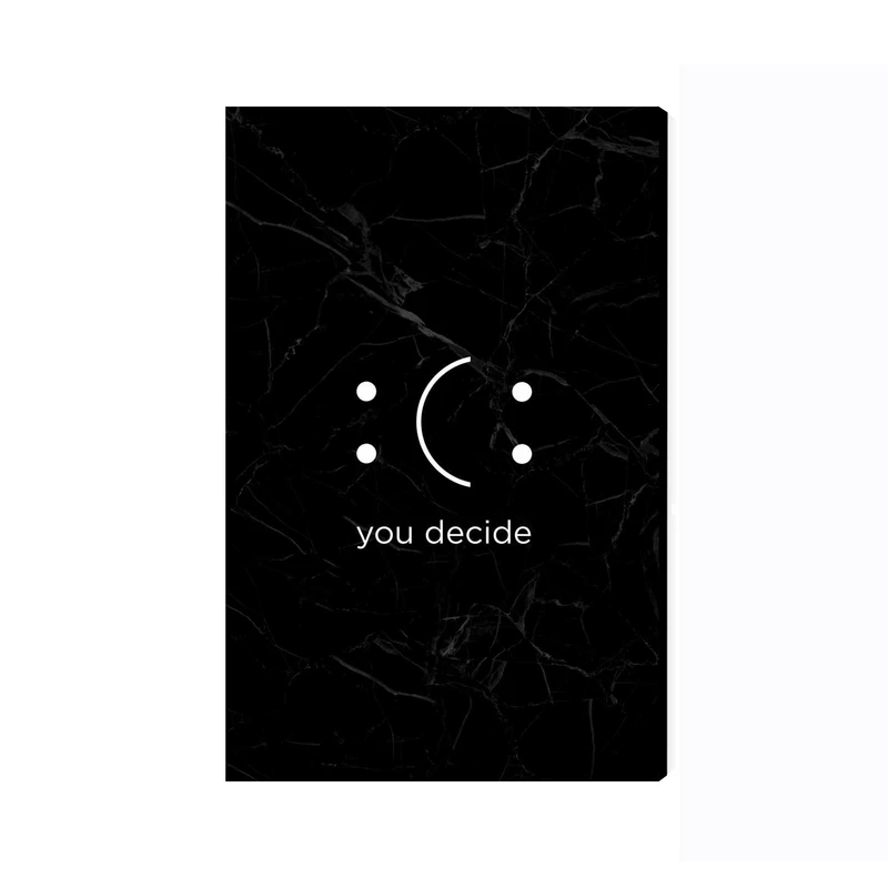 تابلو شاسی عرش مدل استیکر You Decide کد As2267
