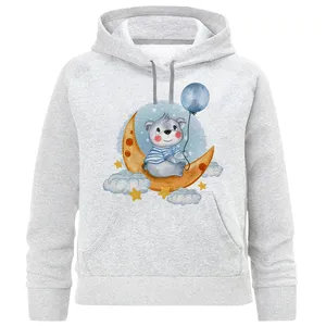 هودی دخترانه مدل خرس و ماه F874