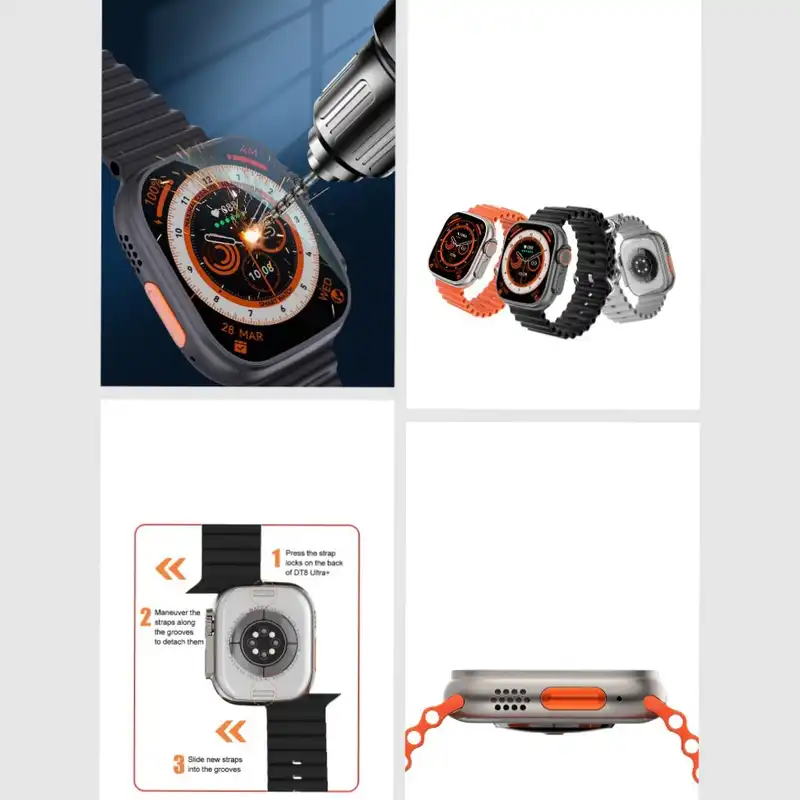 ساعت هوشمند دی تی نامبر وان مدل  DT ULTRA ADAPTER