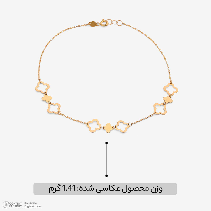 پابند طلا 18 عیار زنانه میو گلد مدل DG-AK101 پابند طلا 18 عیار زنانه میو گلد مدل DG-AK101