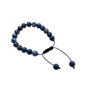 دستبند زنانه مدل سنگ لاجورد 