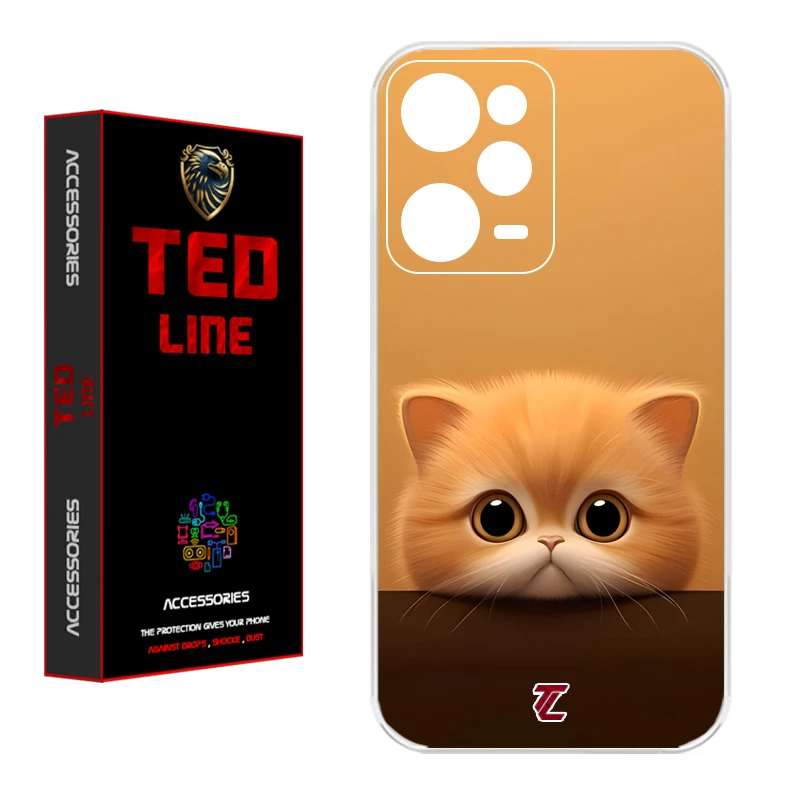 کاور تدلاین طرح گربه کد 1174 مناسب برای گوشی موبایل شیائومی Redmi Note 12 Pro 5G / Poco X5 Pro