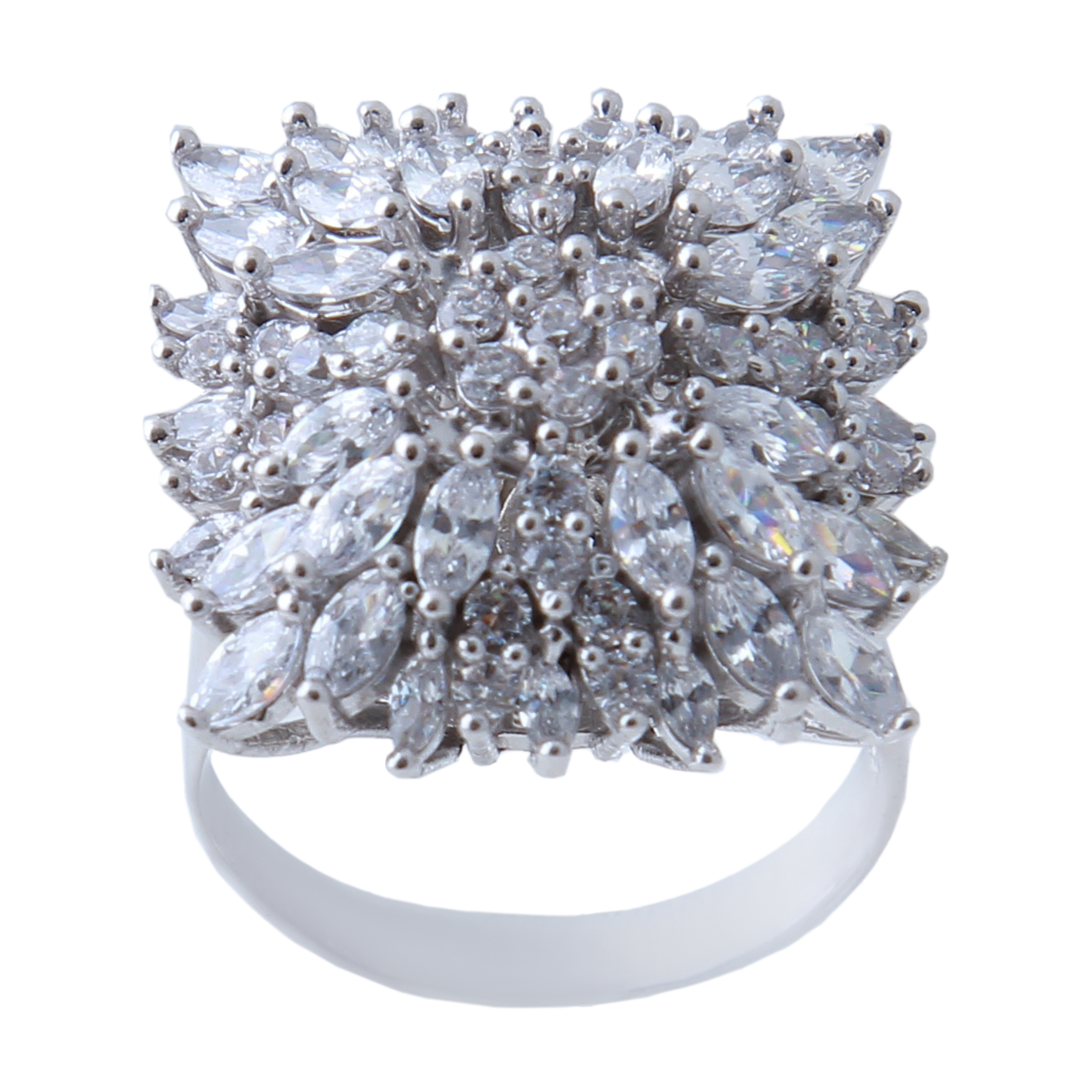   انگشتر نقره زنانه بازرگانی میلادی کد AWR_601