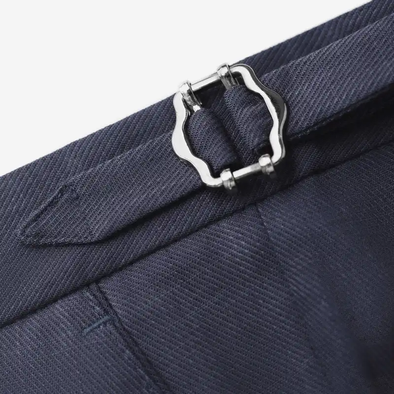 شلوار مردانه کروم مدل پارچه ای سگک دار 2412508