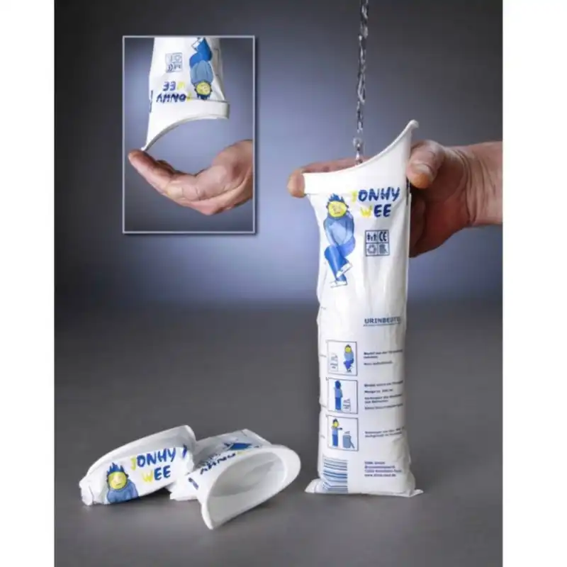 توالت سفری مدل JONHY WEE 600cc بسته 3 عددی