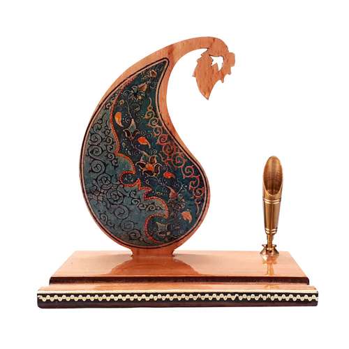 قلمدان خاتم کاری  طرح بته جقه کد 912