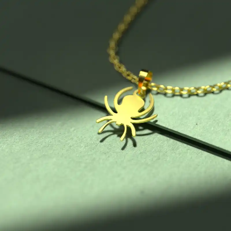 گردنبند طلا 18 عیار زنانه مدوپد مدل هالووین کد G3-1-1198