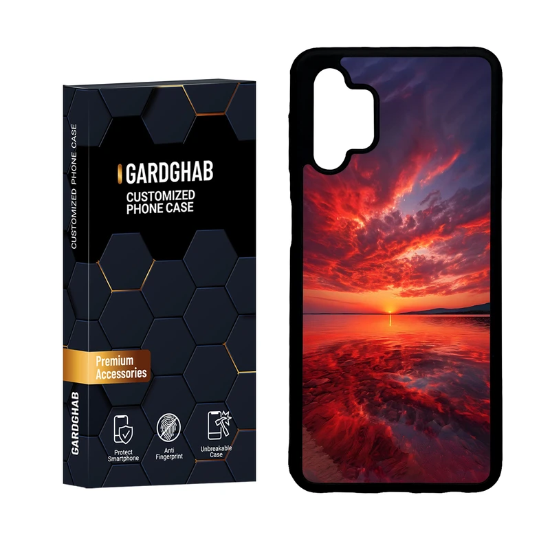 کاور گارد قاب مدل دور ژله ای منظره و طبیعت مناسب برای گوشی موبایل سامسونگ Galaxy A32 5G / M32 5G