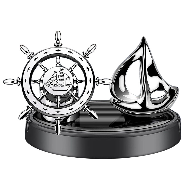 خوشبو کننده خورشیدی خودرو مدل کشتی کد K889-black
