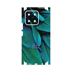 MAHOOT Green Feather-FullSkin Cover Sticker for Honor X5b Plus