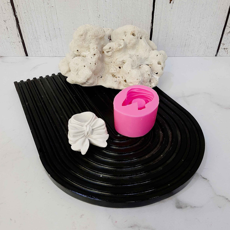 قالب سیلیکونی مدل جاشمعی قلمی طرح پاپیون