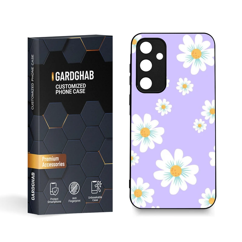 کاور گارد قاب مدل گل مناسب برای گوشی موبایل سامسونگ Galaxy A35