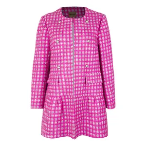 مانتو زنانه نغمه مدل چین دار پاییزه 04