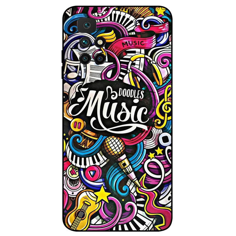 کاور مگافون طرح موزیک مدل 8241 مناسب برای گوشی موبایل شیائومی Redmi 10 / 10 Prime