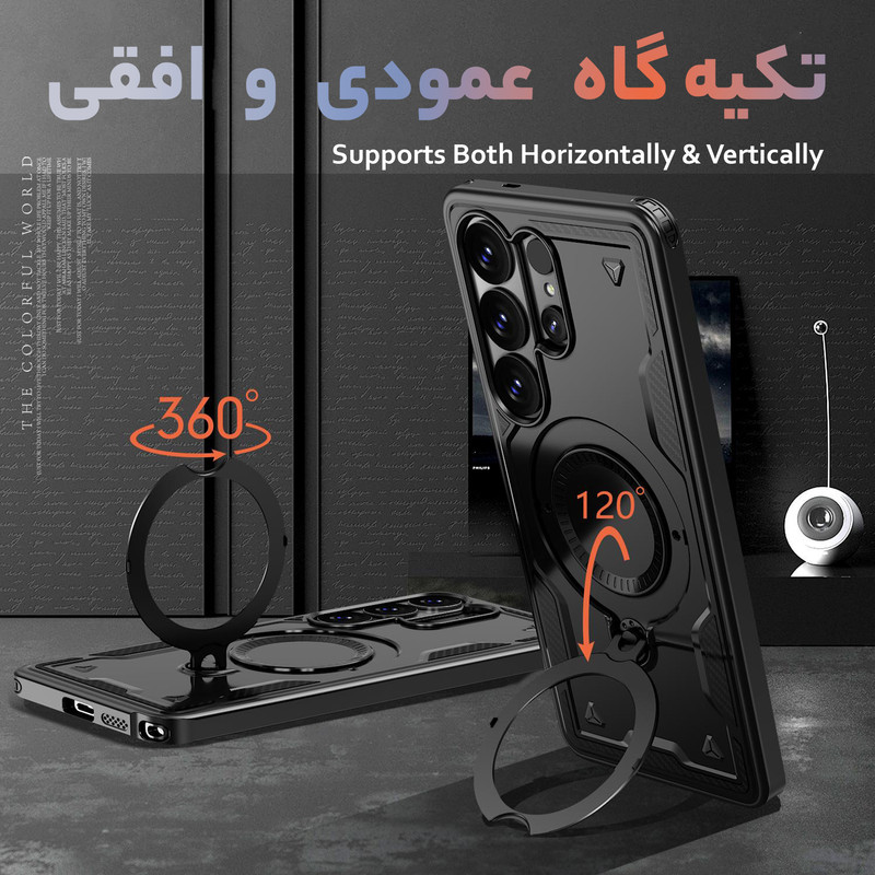 کاور سامورایی مدل Standra مناسب برای گوشی موبایل سامسونگ Galaxy S26 Ultra 
