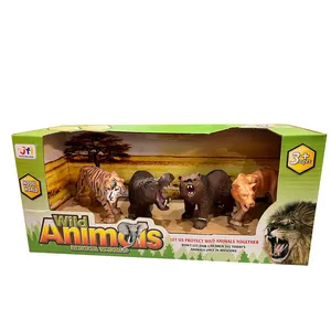 اکشن فیگور مدل Wild Animals بسته 4 عددی
