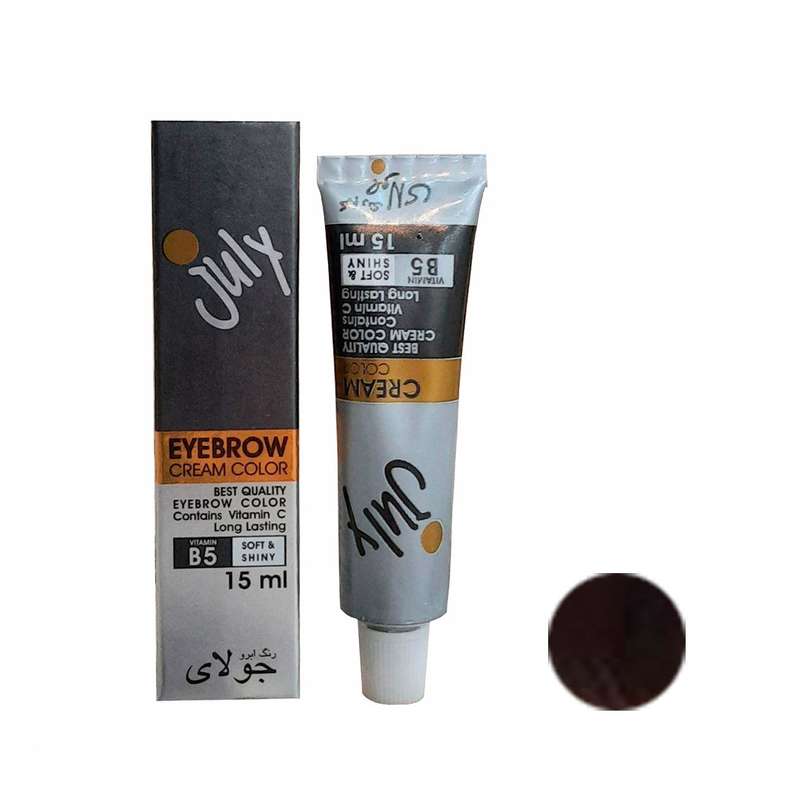 رنگ ابرو جولای شماره 6/67 حجم 15 میلی لیتر رنگ بلوند کاپوچینو رنگ ابرو جولای شماره 6/67 حجم 15 میلی لیتر رنگ بلوند کاپوچینو
