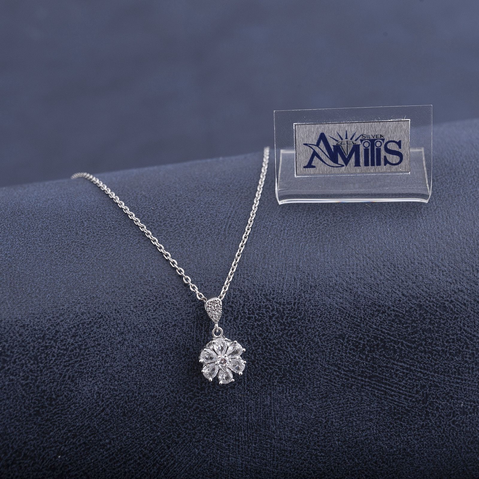 گردنبند نقره زنانه آمیتیس مدل M71 -  - 2