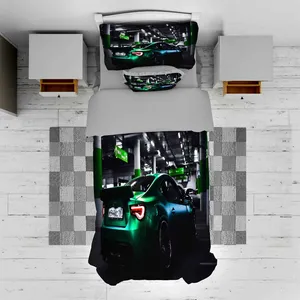 سرویس روتختی مدل ماشین مسابقه ای TXY700 تک نفره 5 تکه