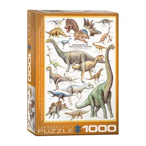 پازل 1000 تکه یوروگرافیکس پازلز مدل (6000-0099) Dinosaurs of the Jurassic Period