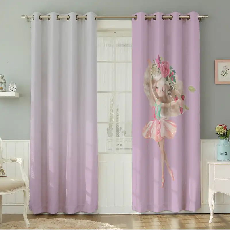 پرده نیروانا طرح کودک   مدل مخمل کد 8593 سایز 140×280 سانتی متر