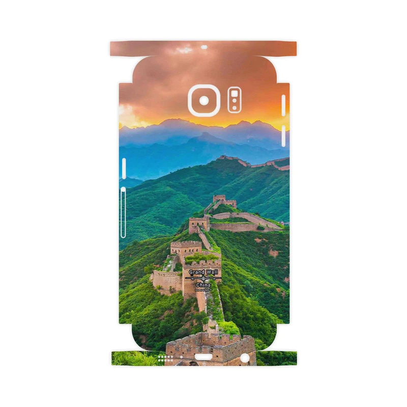 برچسب پوششی ماهوت مدل China Grand Wall-FullSkin مناسب برای گوشی موبایل سامسونگ Galaxy S6 Edge