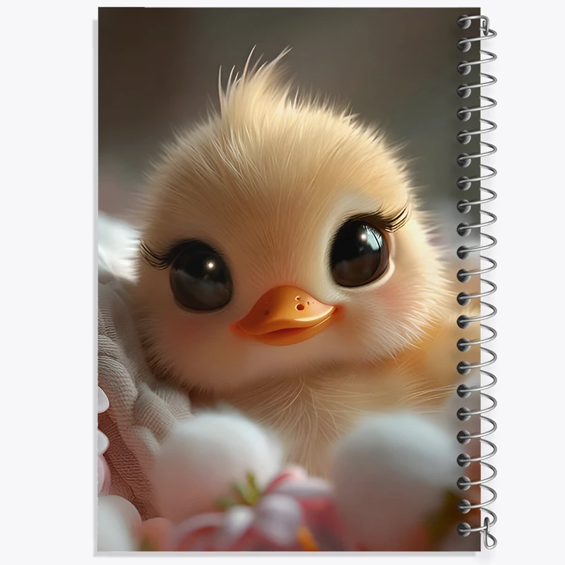 دفتر نقاشی 50 برگ خندالو طرح جوجه اردک کیوت کد F7262