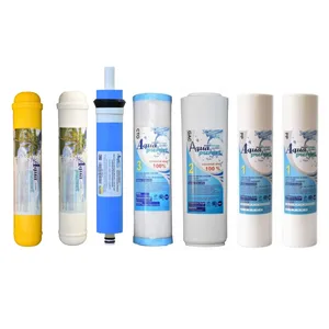 فیلتر دستگاه تصفیه آب آکوا پیورست مدل RO 7084 NEW PAC مجموعه 6 عددی به همراه فیلتر تصفیه آب مدل ممبران