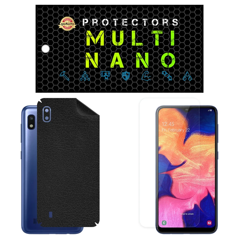 محافظ صفحه نمایش مولتی نانو مدل X-SFL مناسب برای گوشی موبایل سامسونگ Galaxy A10 به همراه برچسب پوششی