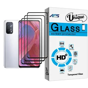 AFS Unique Glass MIX003 Screen Protector For Oppo A74 5G Pack Of 3