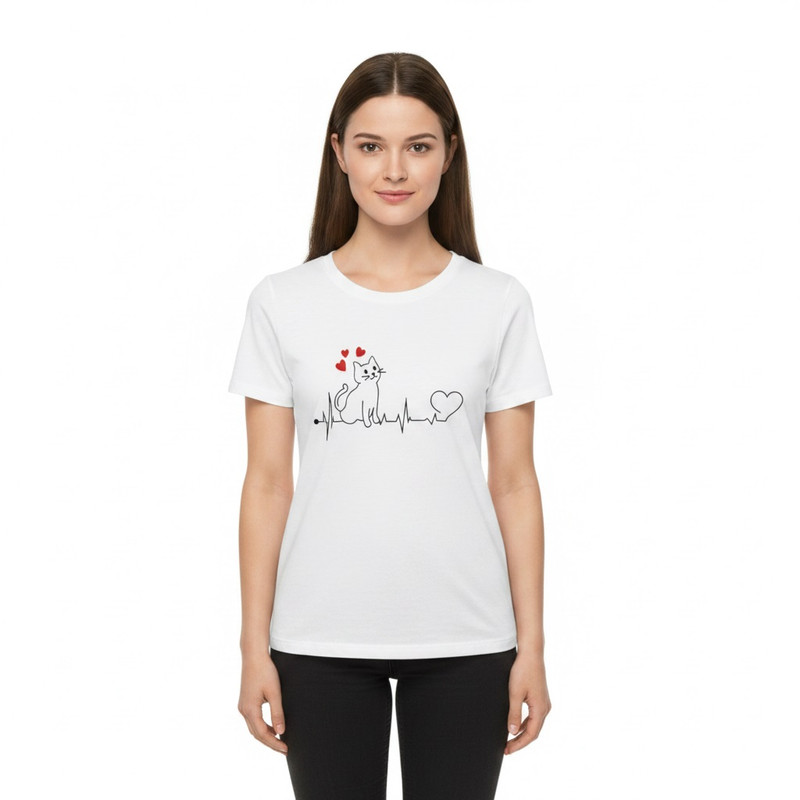 تیشرت زنانه عروسکی کلاسیک پنبه کد 59536