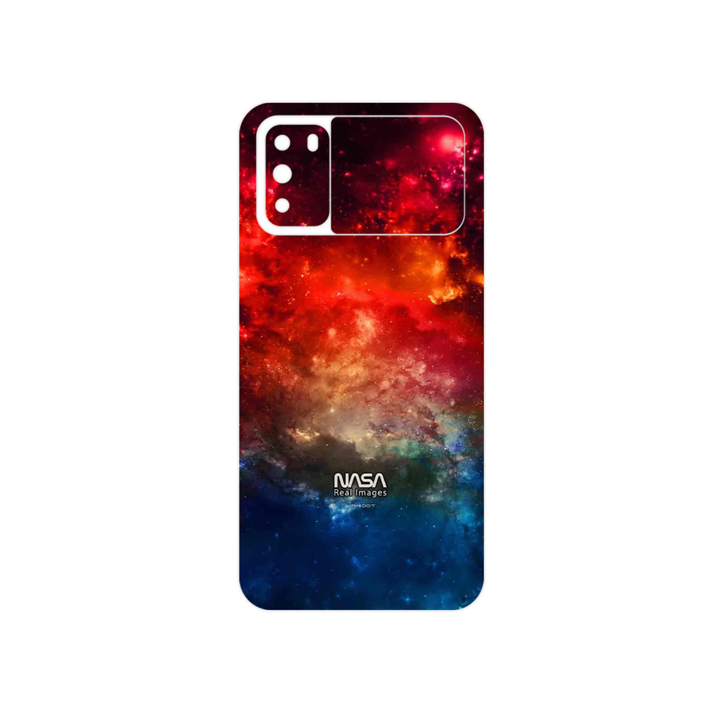 برچسب پوششی ماهوت مدل Universe b NASA 8 مناسب برای گوشی موبایل شیائومی Poco M3