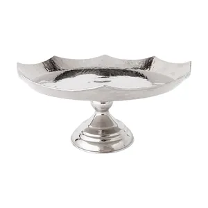 شیرینی خوری مسی مدل خورشیدی کروم کد ZH316.3
