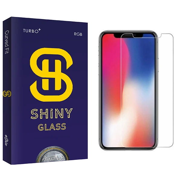 محافظ صفحه نمایش آتوچبو مدل Shiny Glass مناسب برای گوشی موبایل اپل iPhone X