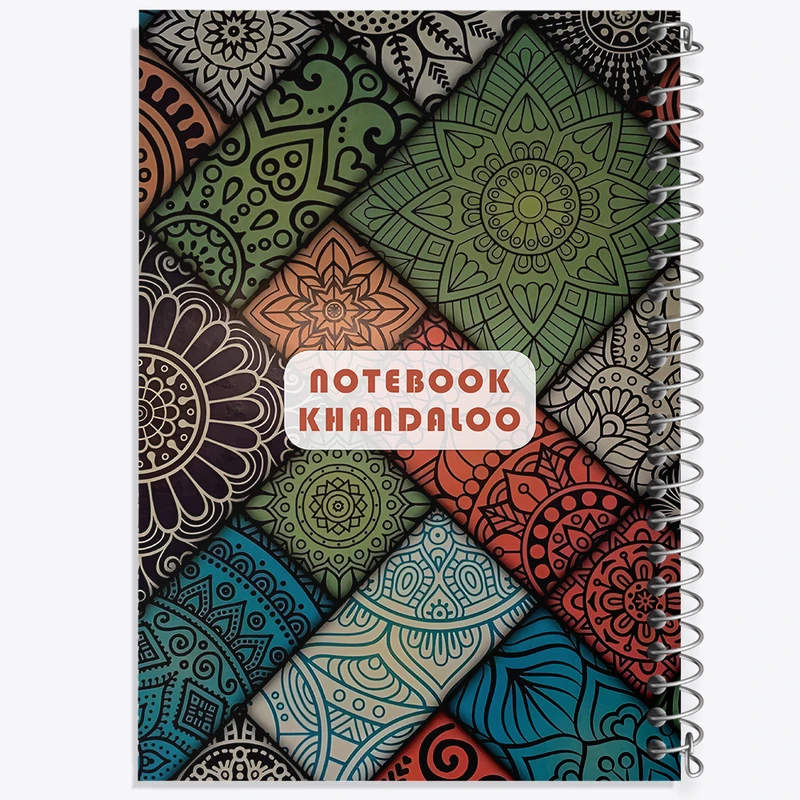 دفتر ژورنال نویسی 50 برگ خندالو مدل نقطه ای طرح بت جقه کد N4754