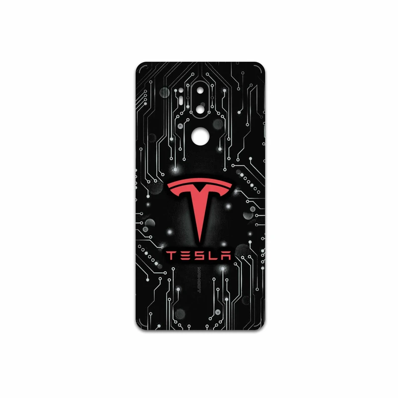 برچسب پوششی ماهوت مدل TESLA مناسب برای گوشی موبایل ال جی G7 PLUS THINQ