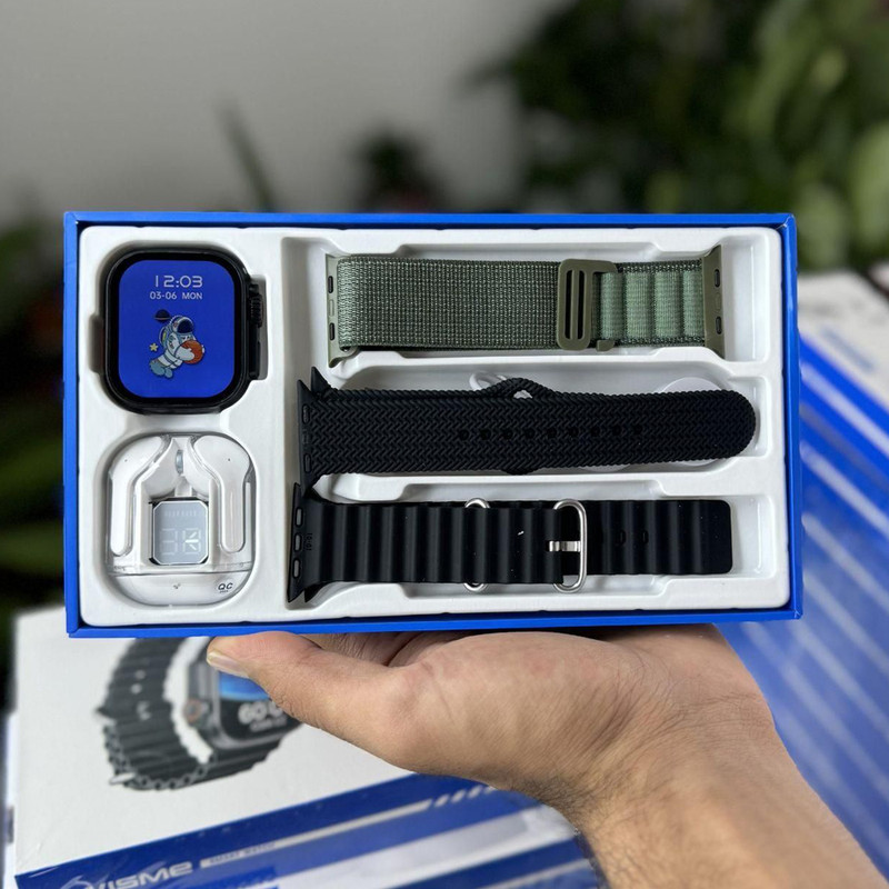 ساعت هوشمند مدل WS73 ULTRA به همراه هندزفری