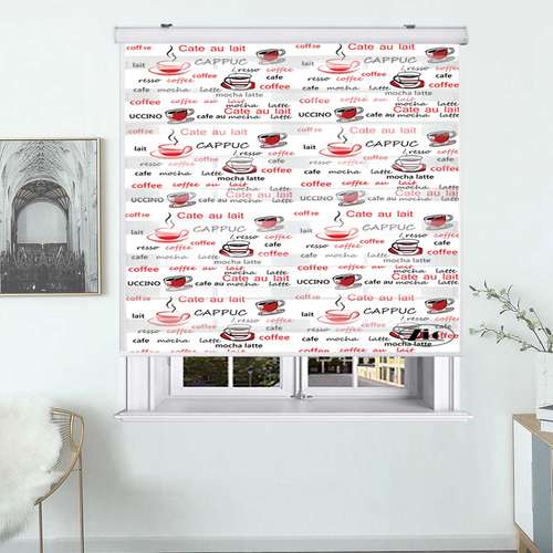 پرده زبرا زیو کد O-7012 سایز 150x150 سانتی متر