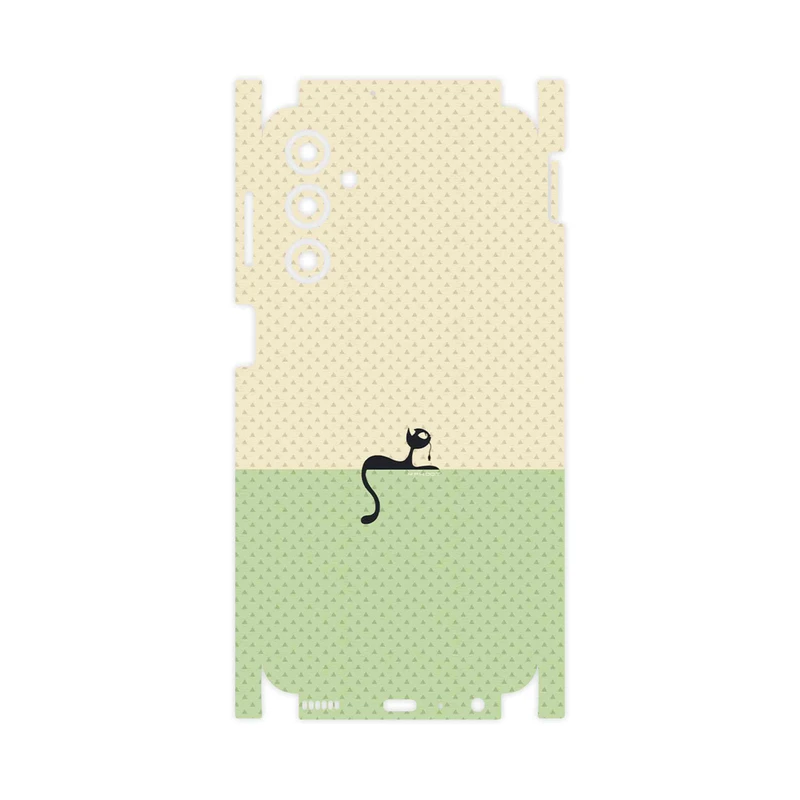 برچسب پوششی ماهوت مدل Minimal Internet Cat Icon-FullSkin مناسب برای گوشی موبایل سامسونگ Galaxy M34 5G